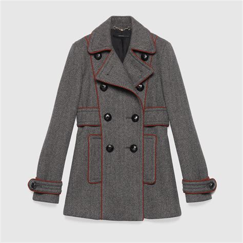 gucci peacoat women& 39|Gucci coat farfetch.